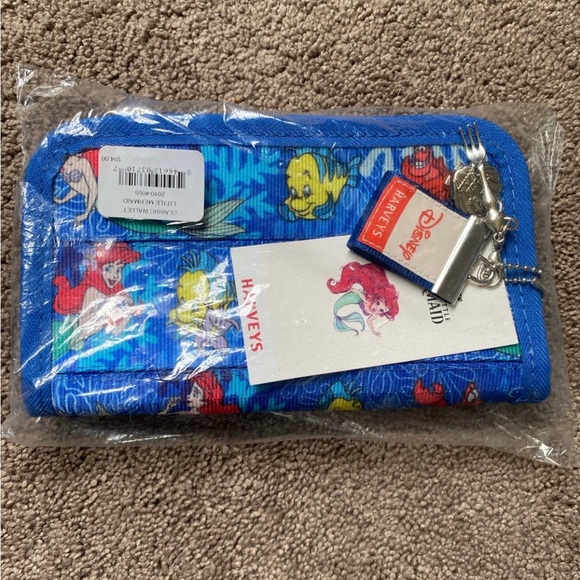 Harveys Disney The Little Mermaid Wallet NWT - Picture 1 of 4